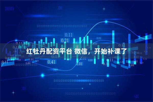 红牡丹配资平台 微信，开始补课了